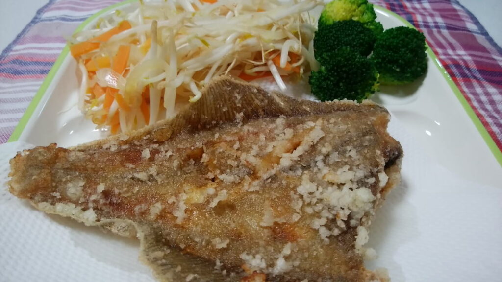 カレイの唐揚げ