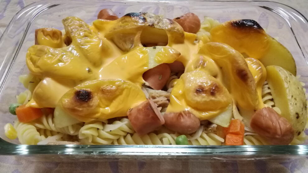 ツナとポテトのチーズとろとろパスタ