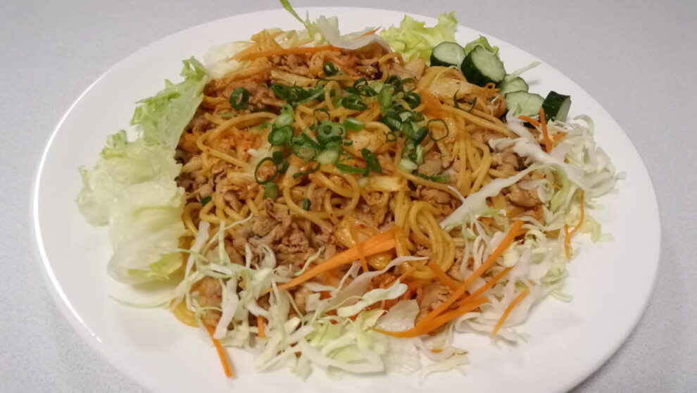 豚キムチパスタ🍝