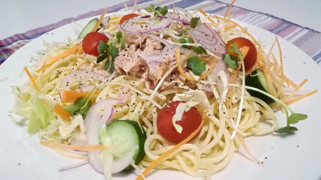 ツナサラダパスタ②