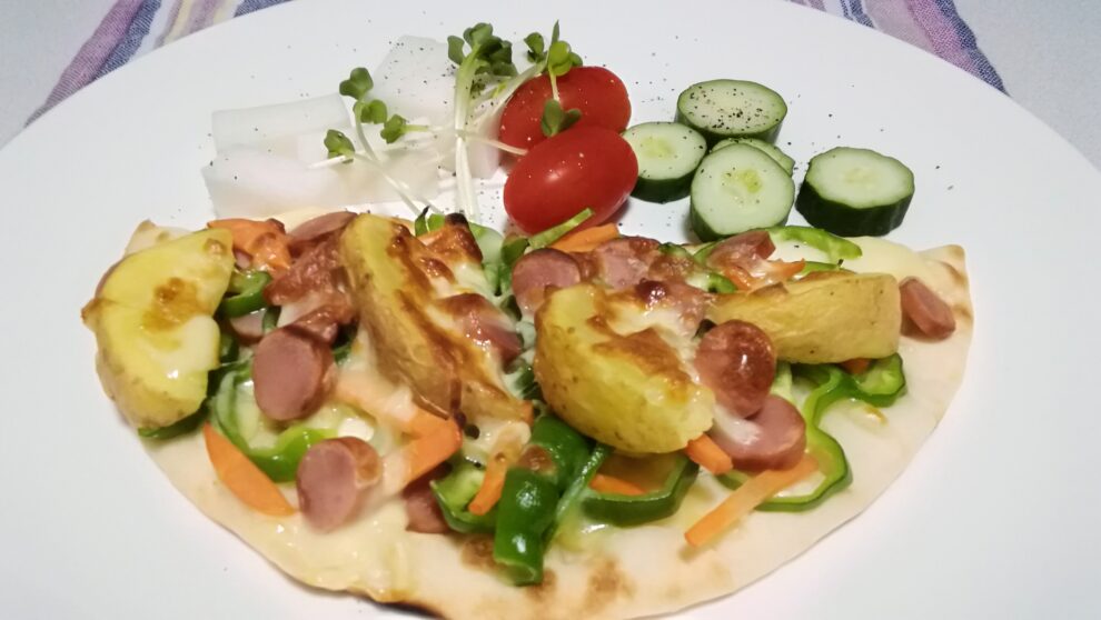ポテトウインナーピザ🍕