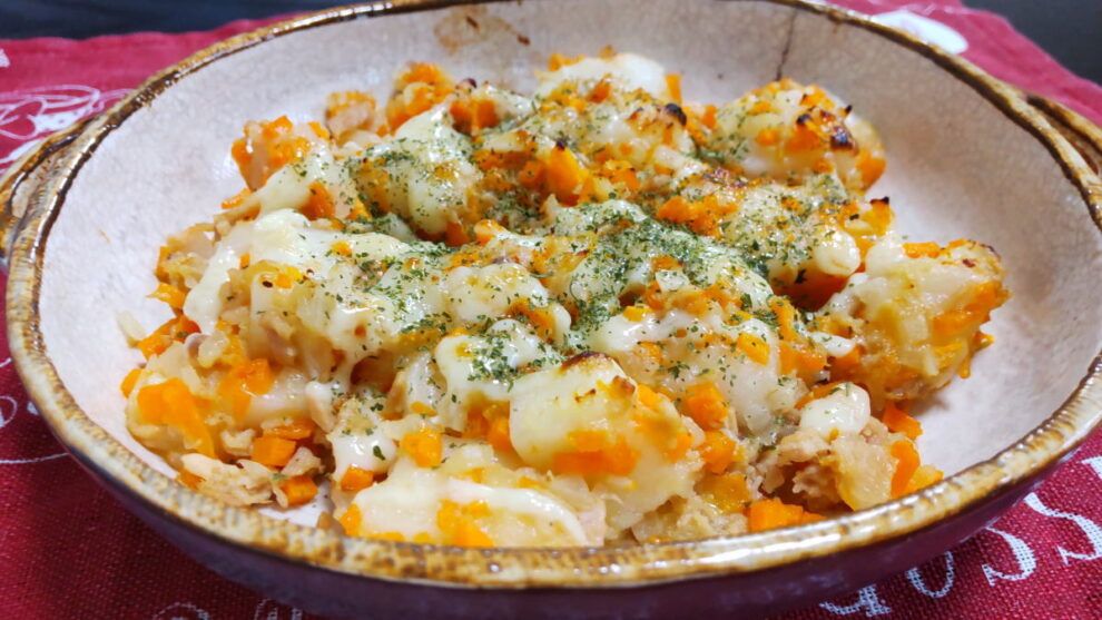 お餅とツナを・・パパッとマヨネーズ焼き🥘