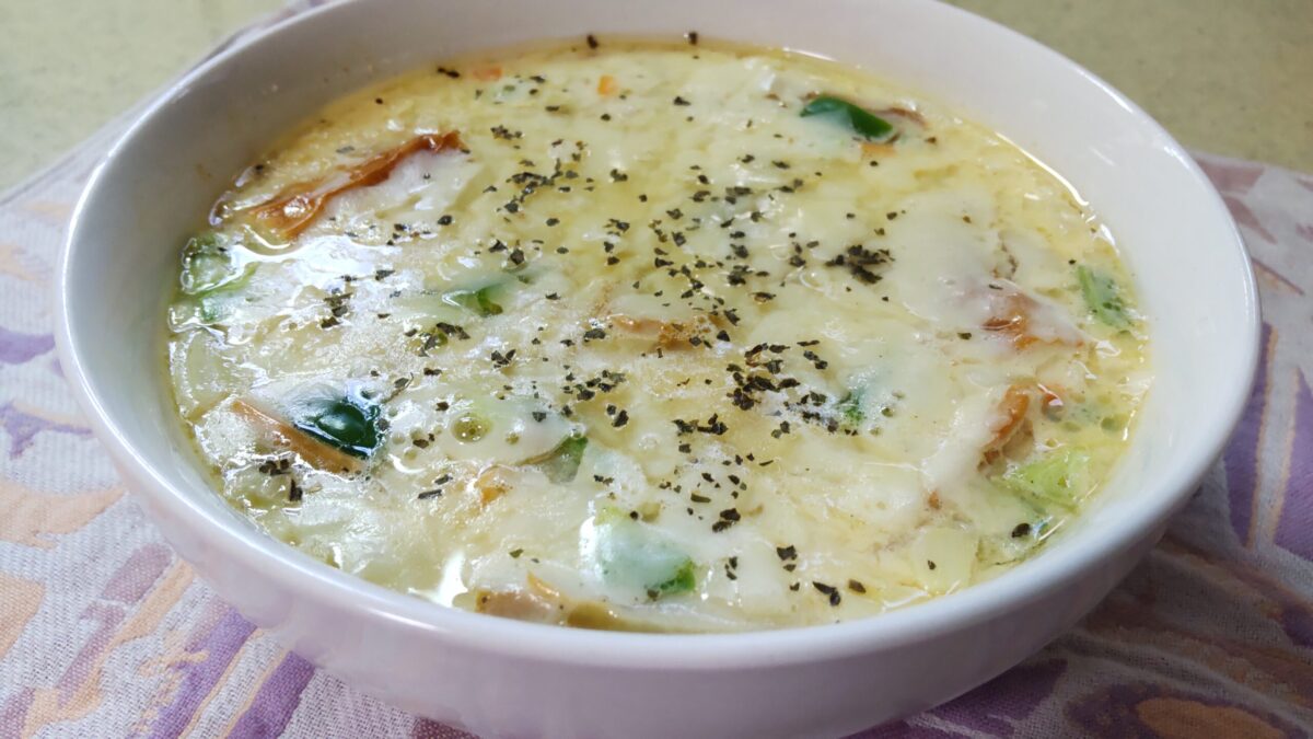 とろけるチーズがいい感じ🧀